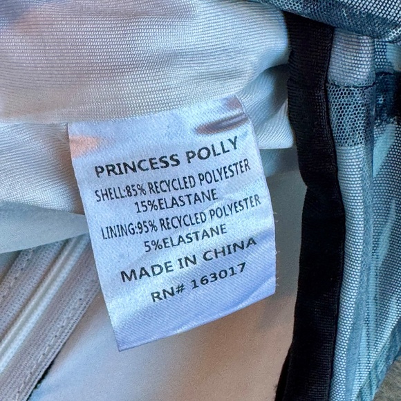 Princess Polly New York Corset Bodysuit Multi | Cityscape Print Bustier Size 4 - Picture 6 of 16